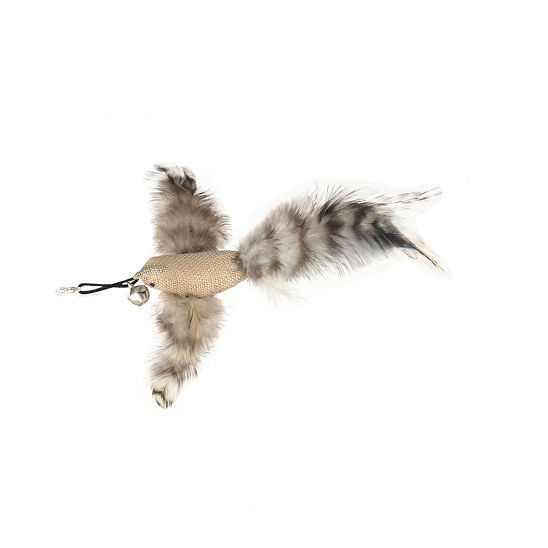 Steel Wire Feather Cat Stick