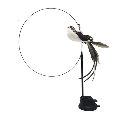 Steel Wire Feather Cat Stick
