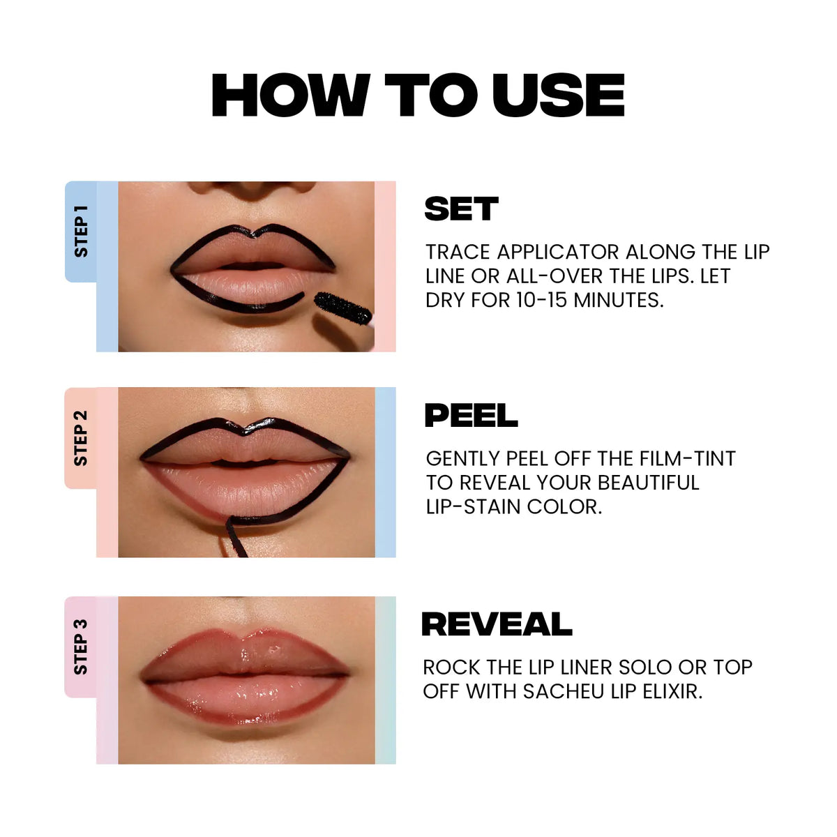 Precision Peel-Off Lip Liner Stain