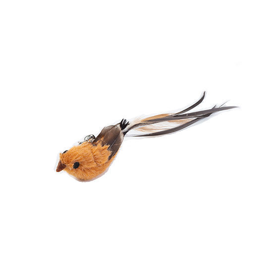 Steel Wire Feather Cat Stick