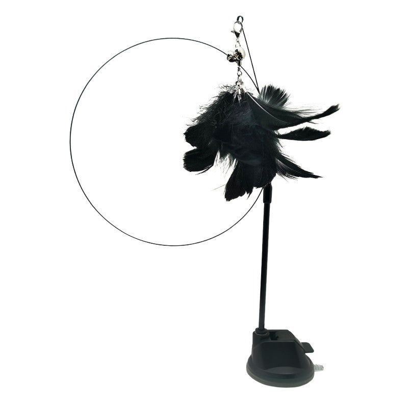 Steel Wire Feather Cat Stick