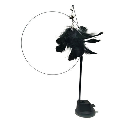 Steel Wire Feather Cat Stick
