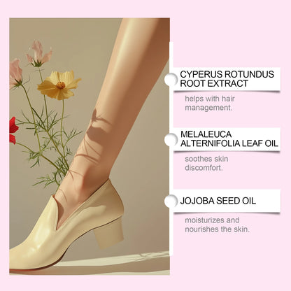 Cyperus Rotundus Oil Body Hair Remover Armpit Leg Arm Reduces Hair Growth Moisturizes Gentle Care Essential Oil for Smooth Skin