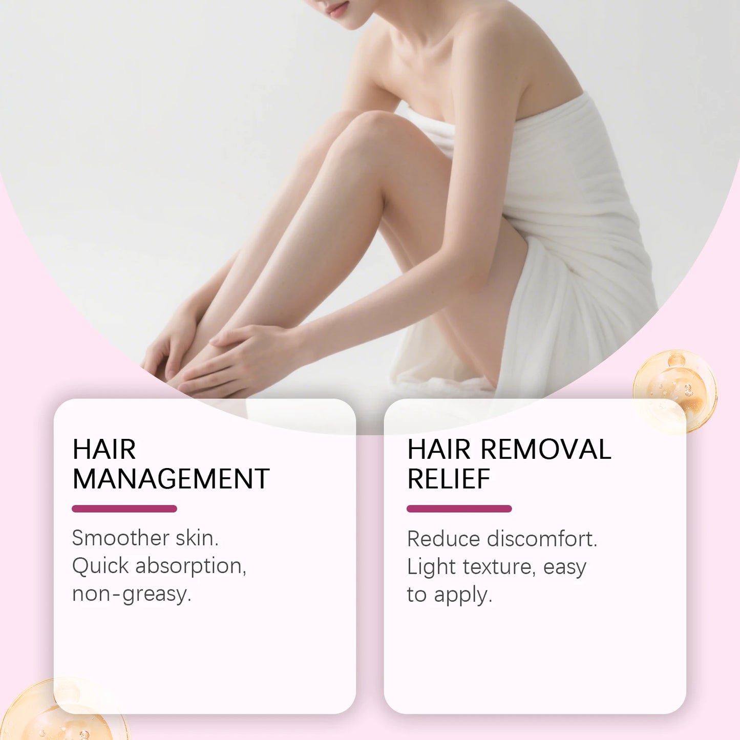 Cyperus Rotundus Oil Body Hair Remover Armpit Leg Arm Reduces Hair Growth Moisturizes Gentle Care Essential Oil for Smooth Skin