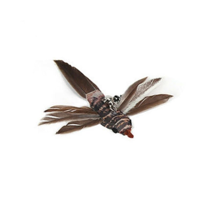 Steel Wire Feather Cat Stick