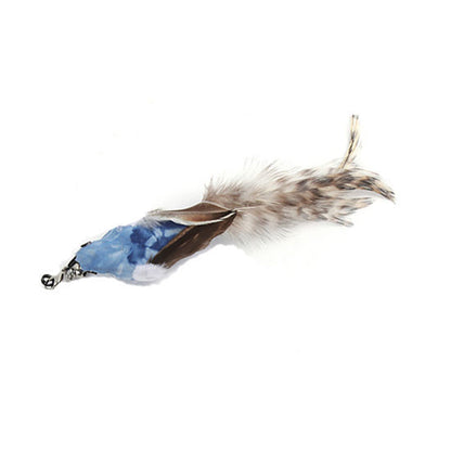 Steel Wire Feather Cat Stick