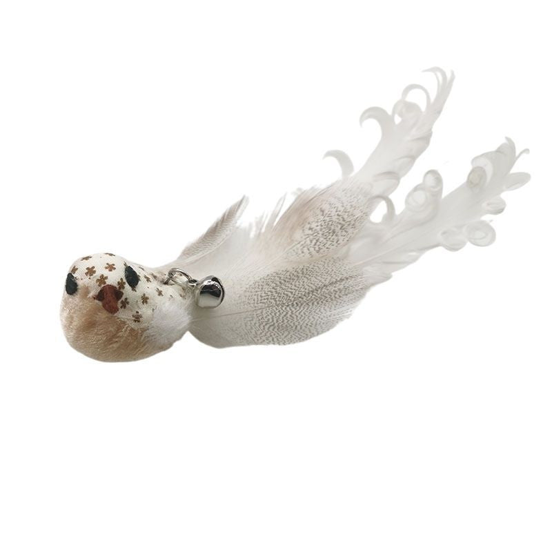 Steel Wire Feather Cat Stick